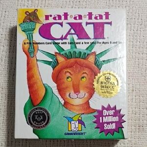 NWOT Rat A Tat Cat Number Card Game With Cats And A Few Rats Age 6+